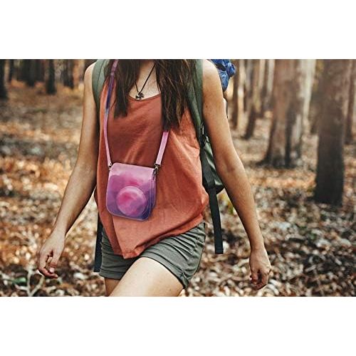  WOLVEN Protective Case Bag Purse Compatible with Mini 11 Camera, (PurpleC)