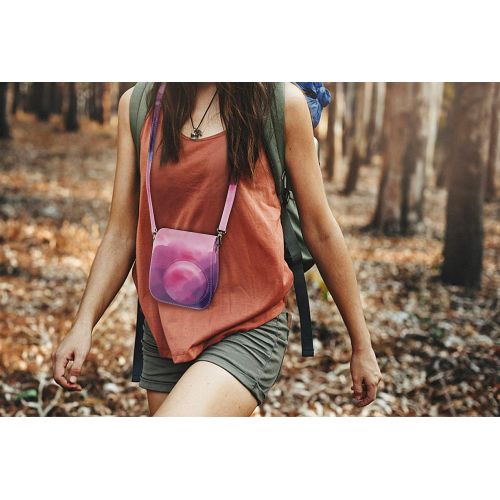  WOLVEN Protective Case Bag Purse Compatible with Mini 11 Camera, (PurpleC)