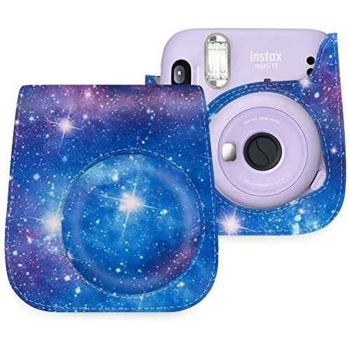  WOLVEN Protective Case Bag Purse Compatible with Mini 11 Camera, Doodle Galaxies