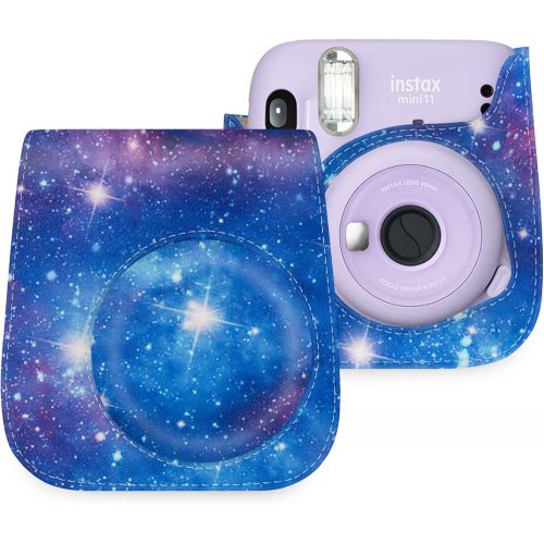  WOLVEN Protective Case Bag Purse Compatible with Mini 11 Camera, Doodle Galaxies