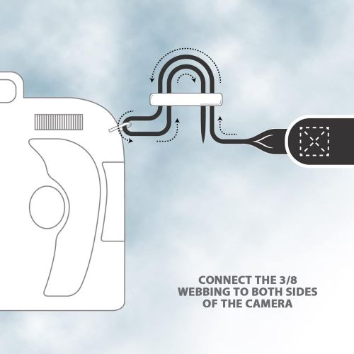  Wolven Camera Neck Shoulder Belt Strap Compatible with DSLR/SLR Etc,Black Flower