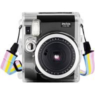 Wolven Clear Camera Case Compatible with Fujifilm Instax Mini 90 Instant Camera - Mini 90 Transparent