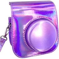 WOLVEN Protective Case Bag Purse Compatible with Mini 11 Camera, Purple Laser