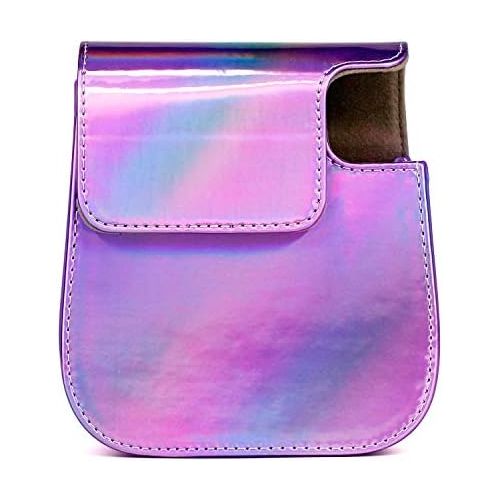  WOLVEN Protective Case Bag Purse Compatible with Mini 11 Camera, Purple Laser