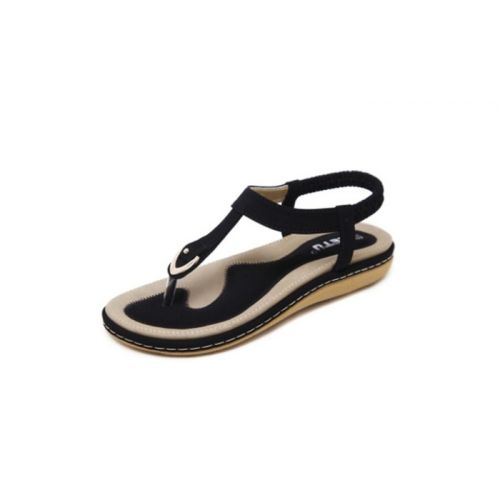  Women New Summer Bohemian Buckle Thong Flat Sandals
