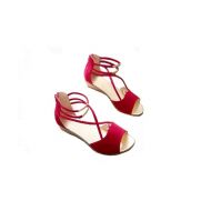 Women Comfort Design Peep Toe Shoes Flat & Slim Sole Sandals