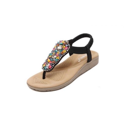  Women Summer Beaded Sandals Bohemia Flip-Flops