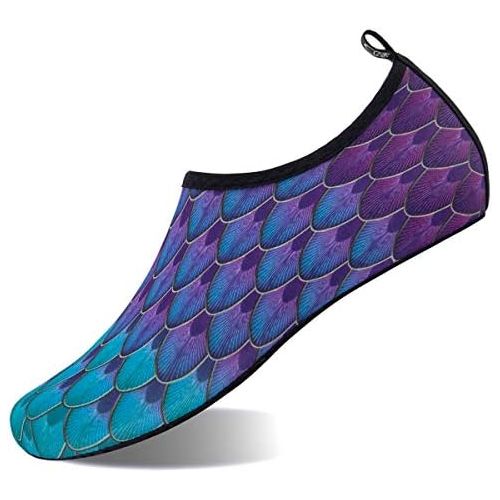  Womens and Mens Kids Water Shoes Barefoot Quick Dry Aqua Socks for Beach Swim Surf Yoga Exercise