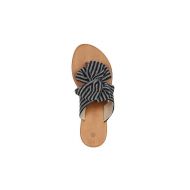 Womens Pin Striped Thong Flat Sandal by Nature Breeze