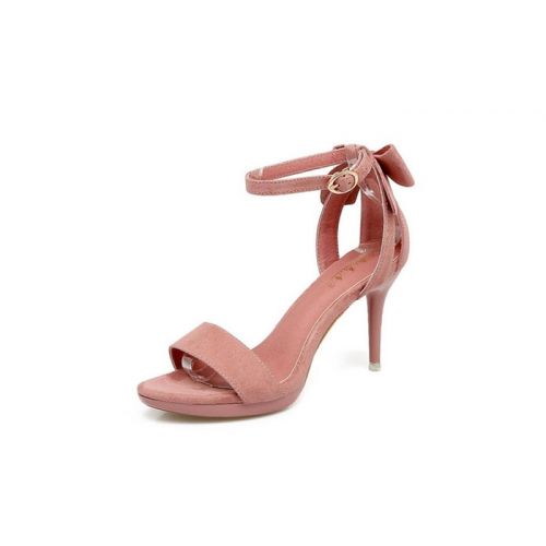  Womens Open Toe Buckle Ankle Strap High Heel Sandal Pump