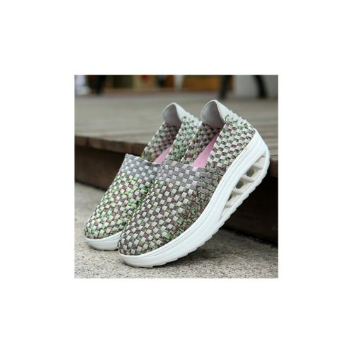  Womens Ultra Lightweight Woven Fashion Sneaker Shoes