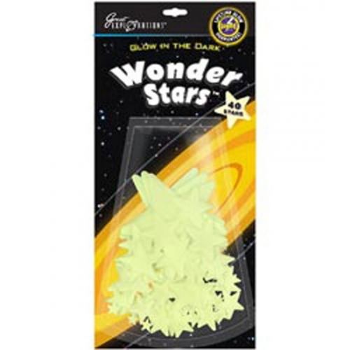  Wonder Stars 40Pkg - Glow In The Dark Pack by UNIVERSITY GAMES