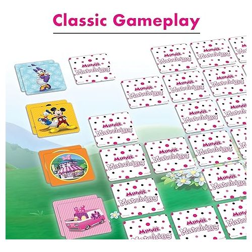  Wonder Forge Disney Junior Minnie Matching Game | Unique Memory-Enhancing Game for Kids | Engaging with Beloved Disney Characters | Perfect Gift for Ages 3-5 Years