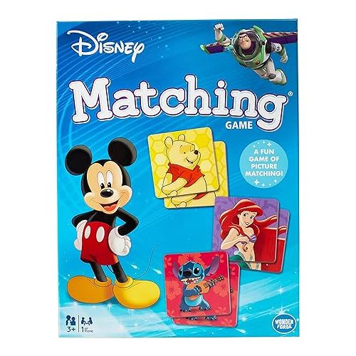  Wonder Forge Disney Classic Characters Matching Game | Fun Learning Toy for Kids Ages 3-5 | Engaging Memory Skills Game | Features Beloved Disney Icons