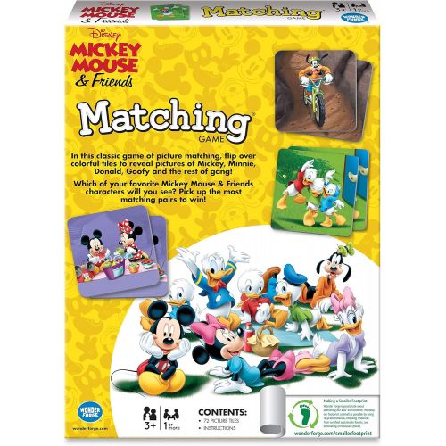  Wonder Forge Mickey Mouse & Friends Matching Game