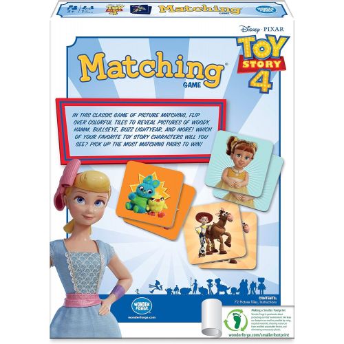  Wonder Forge Disney Pixar Toy Story 4 Matching Game For Girls & Boys Age 3 to 5 A Fun and Fast Disney Memory Game