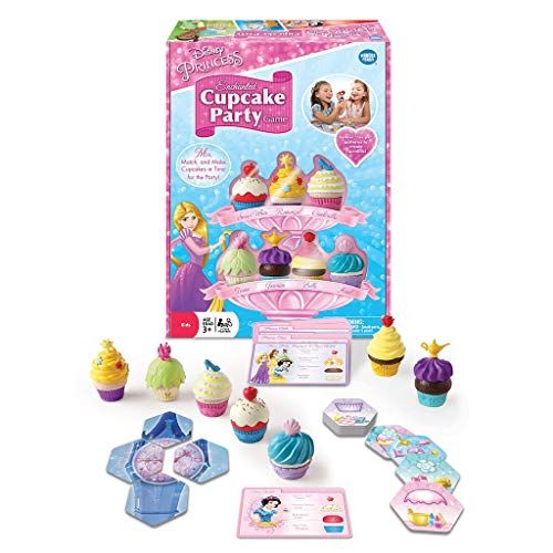  Wonder Forge Disney Princess Enchanted Cupcake Party Game for Girls & Boys Age 3 & Up A Fun & Fast Matching Party Game You Can Play Over & Over