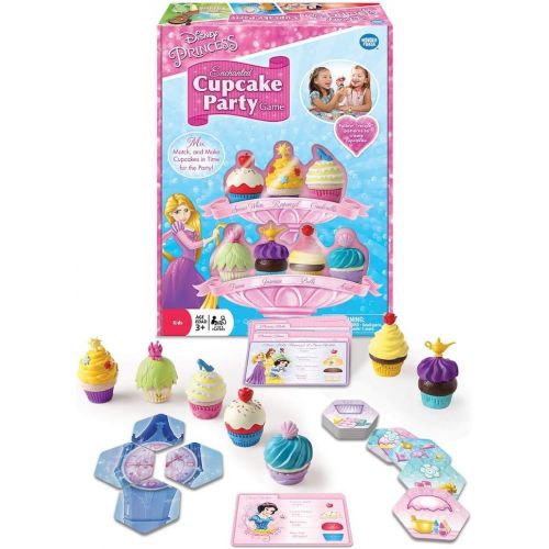  Wonder Forge Disney Princess Enchanted Cupcake Party Game for Girls & Boys Age 3 & Up A Fun & Fast Matching Party Game You Can Play Over & Over