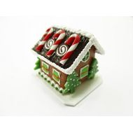 Wonder Miniature Dollhouse Miniature Clay Gingerbread House Candy Sweet Food Christmas A 13778