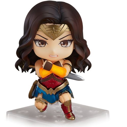 원더우먼 Wonder Woman Heros Edition: ~3.9 x Nendoroid Mini Action Figure + 1 Anime Themed Trading Card Bundle