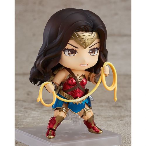 원더우먼 Wonder Woman Heros Edition: ~3.9 x Nendoroid Mini Action Figure + 1 Anime Themed Trading Card Bundle