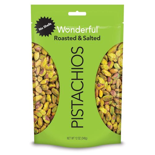  [무료배송]Wonderful Pistachios, No Shells, Roasted and Salted, 12 Ounce Resealable Bag