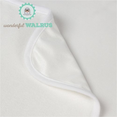  Wonderful Walrus Changing Pad Liners BAMBOO 4-PACK  Softer, Thicker & Cute 3 layer 14” x 27” Design. Panda Pads - A Waterproof Mat to cover your Diaper Changing Table, Diaper Changing Pad or Mattr