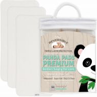 Wonderful Walrus Changing Pad Liners BAMBOO REVERSIBLE 3-PACK - Softer, Thicker, No Stain 3 layer Design. Panda...