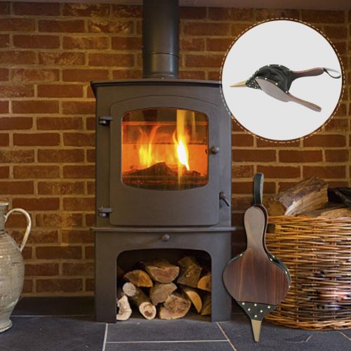  wonderfulwu Wood Bellows 16 x 7, Wooden Fireplace Bellows Manual Air Blower for Outdoor Camping BBQ Grill Chimney