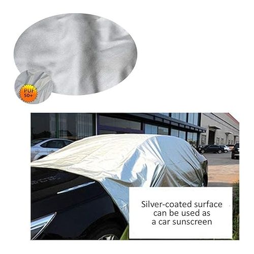  WoneNice 118 x 118 inches Camping Tarp for Tent, Tent Footprint, Sun Tarp, Ground Tarp, Insulated Thermal Silver Coating Survival Tarp for Beach, Car or Camping and Adventure