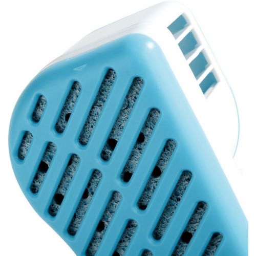  WoneNice Portable Small Fan & Mini-air Conditioner, Runs On Batteries Or USB-Blue