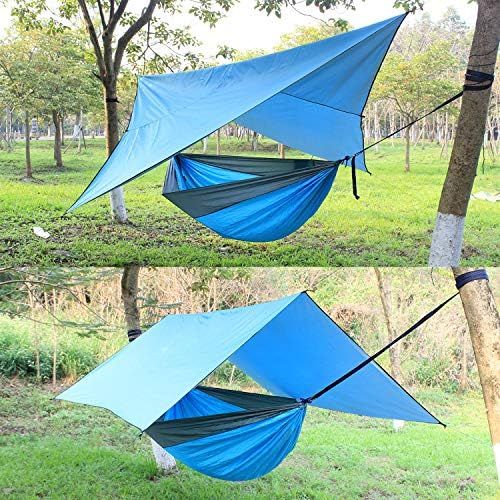  WoneNice 10 x 13 Ft Camping Hammock Tarp, Waterproof Windproof Lightweight Durable Rainfly Shelter. Perfect Tent Tarp for Backpacking, Hiking, and Travel