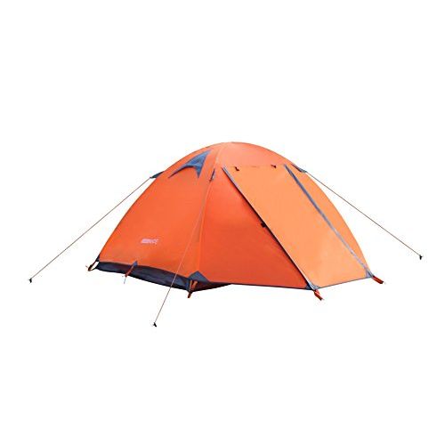  WoneNice Professional Camping Tent, 2-3 Person Family Double Layer Waterproof 3 Season Outdoor Dome Tent with Removable Rain Fly