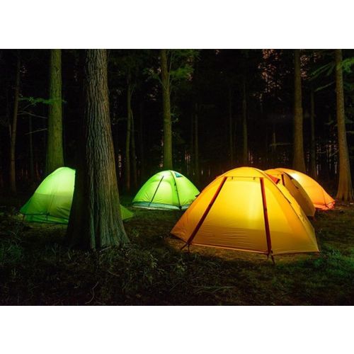  WoneNice Professional Camping Tent, 2-3 Person Family Double Layer Waterproof 3 Season Outdoor Dome Tent with Removable Rain Fly