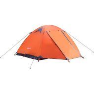 WoneNice Professional Camping Tent, 2-3 Person Family Double Layer Waterproof 3 Season Outdoor Dome Tent with Removable Rain Fly