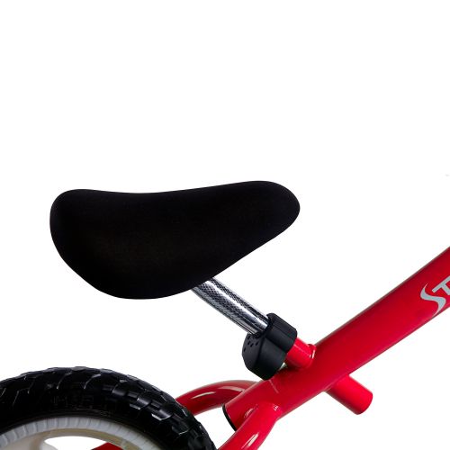  WonkaWoo Ride and Glide Mini-Cycle Balance Bike, Red, 12