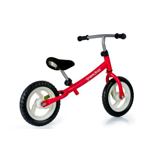  WonkaWoo Ride and Glide Mini-Cycle Balance Bike, Red, 12