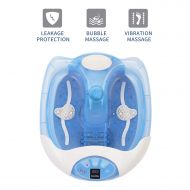 Wonlink Foot Spa/Bath Massager with Heat Bubbles Vibration, Rolling Massage, Red Light, Digital Temperature Control LED Display