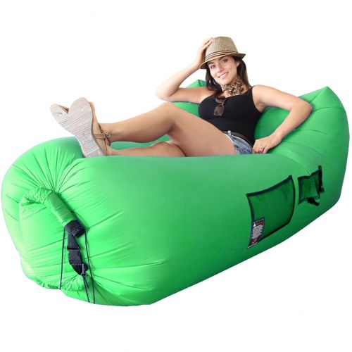  WooHoo 3.0 Giant Outdoor Inflatable Lounger with Carry Bag (Green)