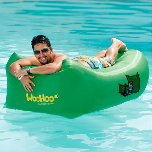  WooHoo 3.0 Giant Outdoor Inflatable Lounger with Carry Bag (Green)