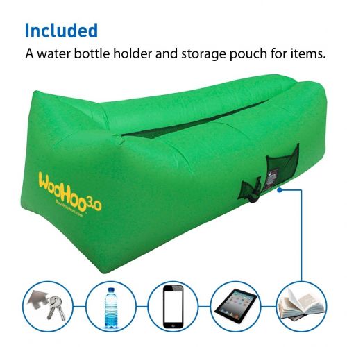  WooHoo 3.0 Giant Outdoor Inflatable Lounger with Carry Bag (Green)