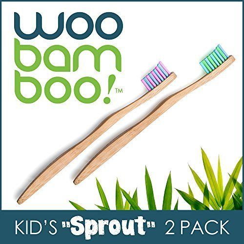  Woobamboo WooBamboo Toothbrush Kids Sprout Super Soft 12-pack