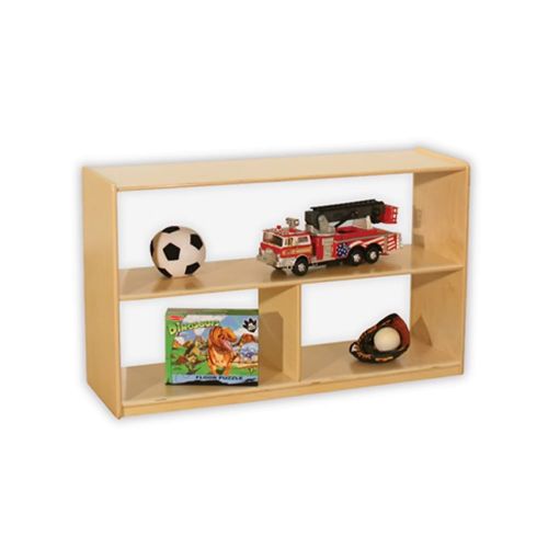  Wood Designs Kids Play Toy Book Plywood Organizer Wd13030Ac Versatile Shelf Storage With Acrylic Back - 30H