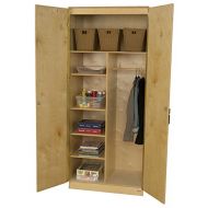 Wood Designs 990541 Adjustable 3 Shelf Wardrobe Unit, 84 Height