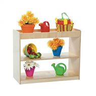 Wood Designs Kids Play Toy Book Plywood Organizer Wd148002 Shelf Open Divider