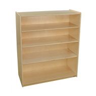 Wood Designs WD12942AJ Bookshelf with Adjustable Shelves, 42-7/16 H
