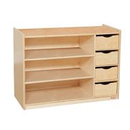 Wood Designs WD14475 Storage Center with Drawers, 26 x 36 x 15 (H x W x D)