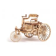 Wood Trick FIRST CAR Classic Mechanical Models 3D Wooden Puzzles DIY Toy Assembly Gears Constructor Kits for Kids, Teens and Adults