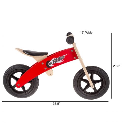  Wooden Balance Bike by Lil Rider by Hey! Play!