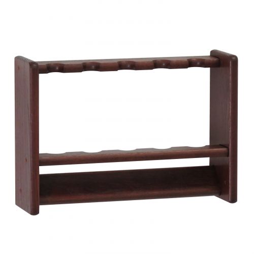  Wooden Mallet PRC5MH 5 Pool Cue Rack - Mahogany